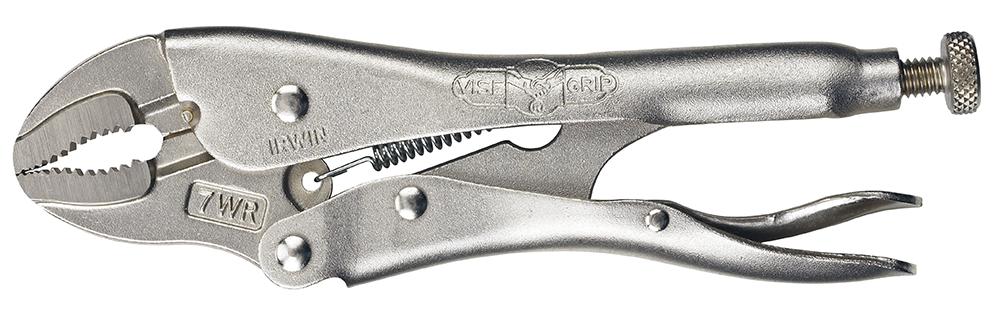 T0702EL4 LOCKING PLIER, CURVED JAW, 7" IRWIN VISE-GRIP