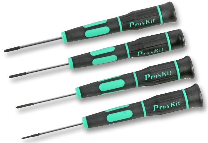 SD-081G TRI-WING SCREWDRIVER SET, 4PC PROSKIT INDUSTRIES