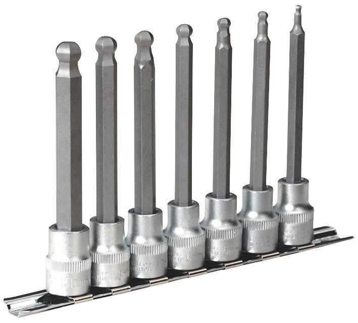 AK6212 HEX SOCKET SET,BALL,100MM, 3/8 IN SEALEY