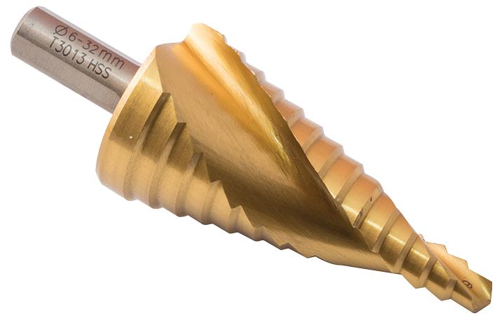 T3013 HSS MULTI-STEP DRILL, 6-32MM, TIN CK TOOLS