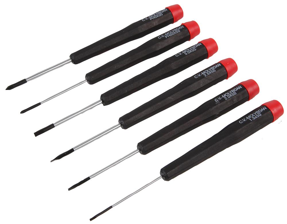 C-710 SCREWDRIVER SET, PRECISION, 6PC DURATOOL
