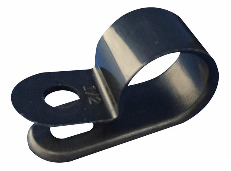 CONCORDIA TECHNOLOGIES Cable Clips ACTPCLIP16 P CLIP 15.80MM  BLACK 50/PACK CONCORDIA TECHNOLOGIES 3376878 ACTPCLIP16