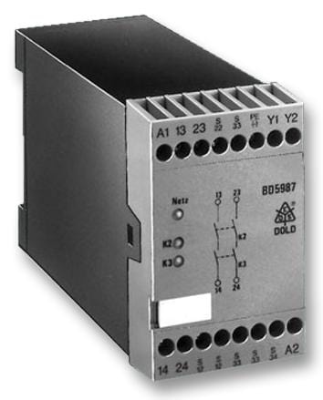 DOLD Safety BD 5987.02/001 DC  24V RELAY, SAFETY, DPST, 230VAC, 5A DOLD 9514422 BD 5987.02/001 DC  24V