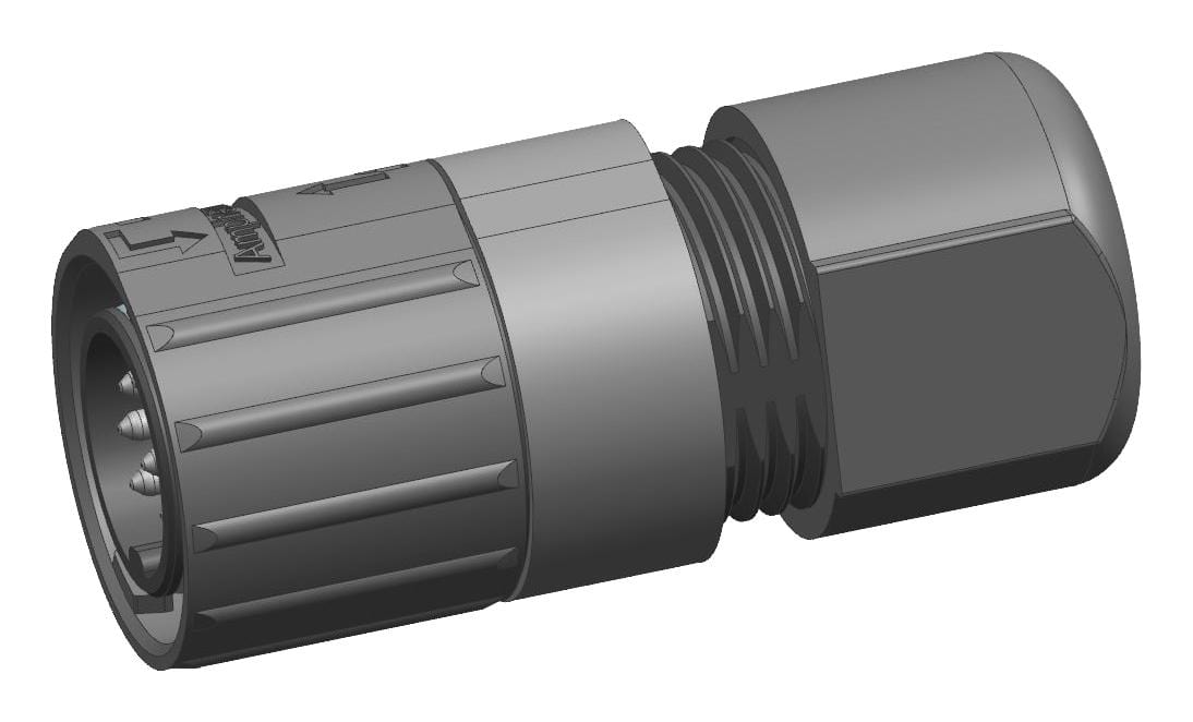 AMPHENOL SINE/TUCHEL Industrial Circular C091 31H003 100 5 U CIRCULAR CONN, PLUG, 3POS, SOLDER AMPHENOL SINE/TUCHEL 3804853 C091 31H003 100 5 U