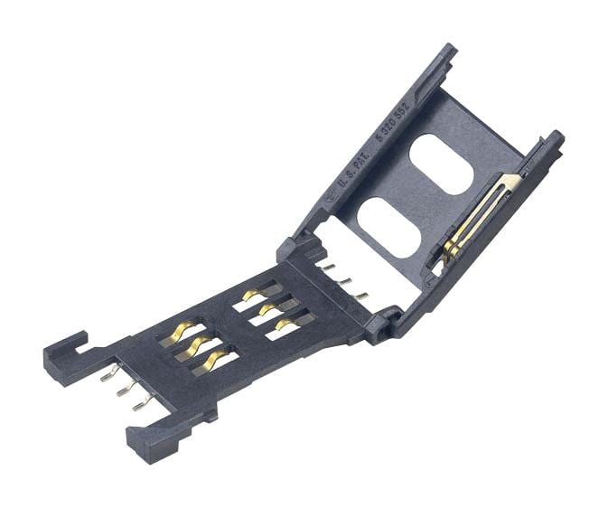 AMPHENOL ICC Memory Sockets C70710M0065222A SIM/SAM MEMORY SOCKET, 6POS AMPHENOL ICC 2839834 C70710M0065222A