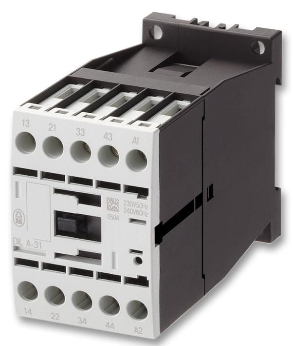 EATON MOELLER Contactors DILA-31(24VDC) RELAY, 3PST-NO, SPST-NC, 690VAC, 6A EATON MOELLER 1110589 DILA-31(24VDC)