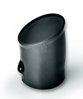 411-54480 - Heat Shrink Boot, Helashrink 1100, Right Angle, 1.181 ", 30 mm, Black, 1.26 ", 32 mm - HELLERMANNTYTON