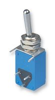 21136NA - Toggle Switch, On-On, SPDT, Non Illuminated, 21000N, Through Hole, 4 A - APEM