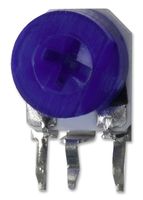 3306W-1-502 - Trimpot, Single Turn, Cermet, Side Adjust, 5 kohm, Through Hole, 1 Turns - BOURNS