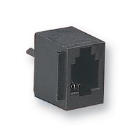 69254-001LF - Modular Connector, Modular Jack, 1 x 1 (Port), 6P6C, Cat3, Through Hole Mount - AMPHENOL COMMUNICATIONS SOLUTIONS