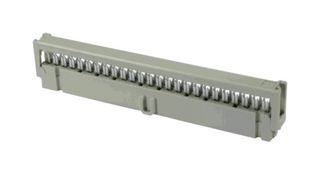 0918 550 6813 - IDC Connector, IDC Receptacle, Female, 2.54 mm, 2 Row, 50 Contacts, Cable Mount - HARTING