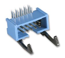 2-1761607-3 - Pin Header, Right Angle, Wire-to-Board, 2.54 mm, 2 Rows, 10 Contacts, Through Hole Right Angle - AMP - TE CONNECTIVITY