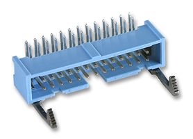 2-1761607-9 - Pin Header, Right Angle, Wire-to-Board, 2.54 mm, 2 Rows, 26 Contacts, Through Hole Right Angle - AMP - TE CONNECTIVITY