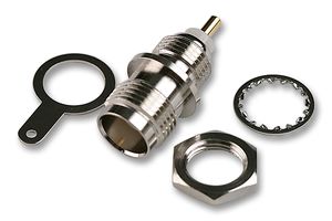 T6351B1-ND3G-50 - RF / Coaxial Connector, TNC Coaxial, Straight Bulkhead Jack, Solder, 50 ohm, Phosphor Bronze - AMPHENOL RF