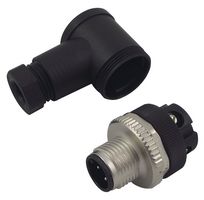 99-0429-24-04 - Circular Connector, 763 Series, Right Angle Plug, 4 Contacts, Screw Pin - BINDER