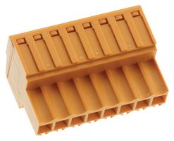 1597420000 - TERMINAL BLOCK, PLUGGABLE, 8POS, 14AWG - WEIDMULLER