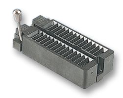 32-6554-10 - IC & Component Socket, 32 Contacts, DIP Socket, 2.54 mm, X55X, 15.24 mm, Beryllium Copper - ARIES