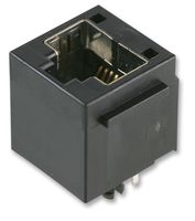 SS-650810-FLS - Modular Connector, RJ45 Jack, 1 x 1 (Port), 8P8C, Through Hole Mount - STEWART CONNECTOR