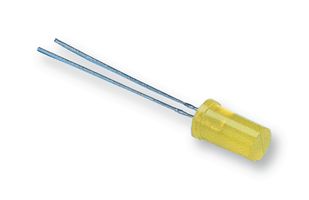 L-483YDT - LED, Cylindrical, Yellow, Through Hole, T-1 3/4 (5mm), 20 mA, 2.1 V, 588 nm - KINGBRIGHT