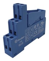 95.05SPA - Relay Socket, DIN Rail, Panel, Screw, 8 Pins, 10 A, 250 V, 95 Series - FINDER