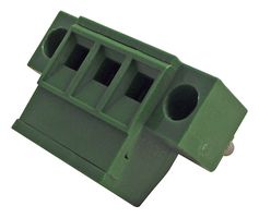 MC101 508003 - Rectangular Connector, Locking, MC101 5080, 3 Contacts, Plug, 5.08 mm, Screw, 1 Row - MULTICOMP PRO