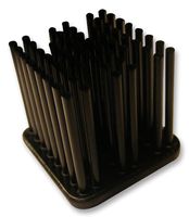 MBH27002-25P/2.6 - Heat Sink, BGA, Black Anodized, 3.3 °C/W, BGA, 27 mm, 25 mm, 27 mm - MALICO