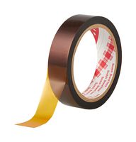 5413 25MM - Masking Tape, PI (Polyimide) Film, Amber, 25 mm x 32.9 m - 3M