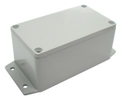 MC001083 - Metal Enclosure, With Flange, Small, Diecast Aluminium, 40 mm, 80 mm, 125 mm, IP65 - MULTICOMP PRO