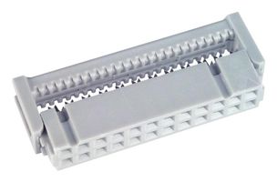 89126-0001 - IDC Connector, IDC Receptacle, Female, 2.54 mm, 2 Row, 26 Contacts, Cable Mount - 3M