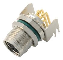 M8AS-04PFFR-SF8001 - Sensor Connector, 4 Pole, M8, Receptacle, M Series, M8, Female, 4 Positions, PCB Socket - AMPHENOL LTW
