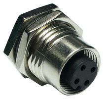 M12A-08PFFS-SF8001 - Sensor Connector, 8 Pole, M12, Receptacle, M Series, M12, Female, 8 Positions, Solder Socket - AMPHENOL LTW