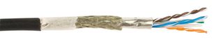 74006 BK002 - Networking Cable, Industrial Ethernet, Torsional Flex, Per M, Screened, Cat5e, 26 AWG - ALPHA WIRE
