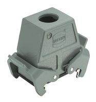 19300100737 - Heavy Duty Connector, M32, Hood, Top Entry, Aluminium Body, 2 Lever, 10B - HARTING