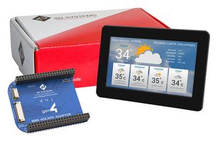 GEN4-4DCAPE-50CT-CLB - BeagleBone Black Cape, LCD, 5", Capacitive Touchscreen with Cover Lens Bezel - 4D SYSTEMS