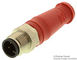 120076-8034 - Sensor Connector, BRAD, 120076 Series, M12, Male, 4 Positions, Solder Pin, Straight Cable Mount - MOLEX