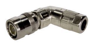 21038213830 - Sensor Connector, M12, Male, 8 Positions, Crimp Pin, Right Angle Cable Mount - HARTING