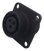 JR25WR-16S(31) - Circular Connector, JR-W Series, Flange Mount Receptacle, 16 Contacts, Solder Socket, Threaded - HIROSE(HRS)