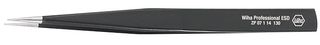 32325 - Tweezer, Precision, ESD, 130 mm, Stainless Steel Body, Stainless Steel Tip - WIHA