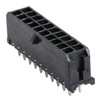43045-2013 - Pin Header, Wire-to-Board, 3 mm, 2 Rows, 20 Contacts, Through Hole Straight, Micro-Fit 3.0 43045 - MOLEX