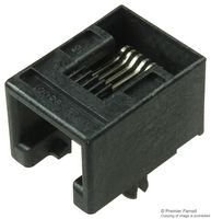 95501-2882 - Modular Connector, RJ45 Jack, 1 x 1 (Port), 8P8C, Cat3, Through Hole Mount - MOLEX