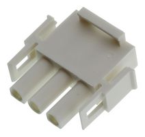36643-0003 - Connector Housing, MLX 36643, Plug, 3 Ways, 6.35 mm - MOLEX
