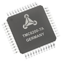 TMC6200-TA - Motor Driver/Controller, BLDC, PMSM, Servo, 8VDC to 60VDC, 60V/1 Output, TQFP-48 - TRINAMIC / ANALOG DEVICES