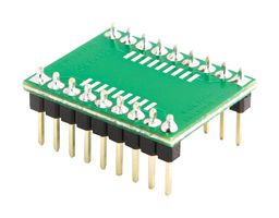RE965-01PIN - IC Adapter, PCB, 18-SOIC, 15.24 mm Row Pitch, 2.54 mm Spacing - ROTH ELEKTRONIK