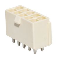 87427-1042 - Pin Header, Power, 4.2 mm, 2 Rows, 10 Contacts, Through Hole Straight, Mini-Fit Jr. 87427 - MOLEX