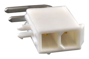 39-30-1022 - Pin Header, Power, Wire-to-Board, 2 Rows, 2 Contacts, Through Hole Right Angle, Mini-Fit Jr. 5569 - MOLEX