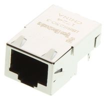 1888250-3 - Modular Connector, RJ45 Jack, 1 x 1 (Port), 8P8C, Cat5, Through Hole Mount - TE CONNECTIVITY
