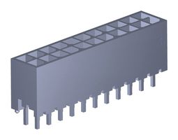206832-2201 - Pin Header, Power, 3 mm, 2 Rows, 22 Contacts, Through Hole Straight, Micro-Fit+ 206832 - MOLEX