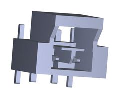 105431-1102 - Pin Header, Power, 2.5 mm, 1 Rows, 2 Contacts, Surface Mount Straight, Nano-Fit 105431 - MOLEX