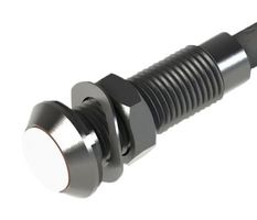 604-998-21 - LED Panel Mount Indicator, Cool White, 12 VDC, 5 mm, 19 mA, 12.3 cd, IP67 - MARL