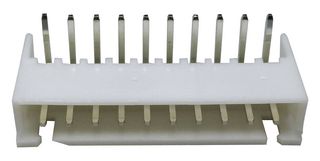 MP001817 - Pin Header, R/A, Wire-to-Board, 2.5 mm, 1 Rows, 10 Contacts, Through Hole Right Angle, MP W2B 2.5MM - MULTICOMP PRO